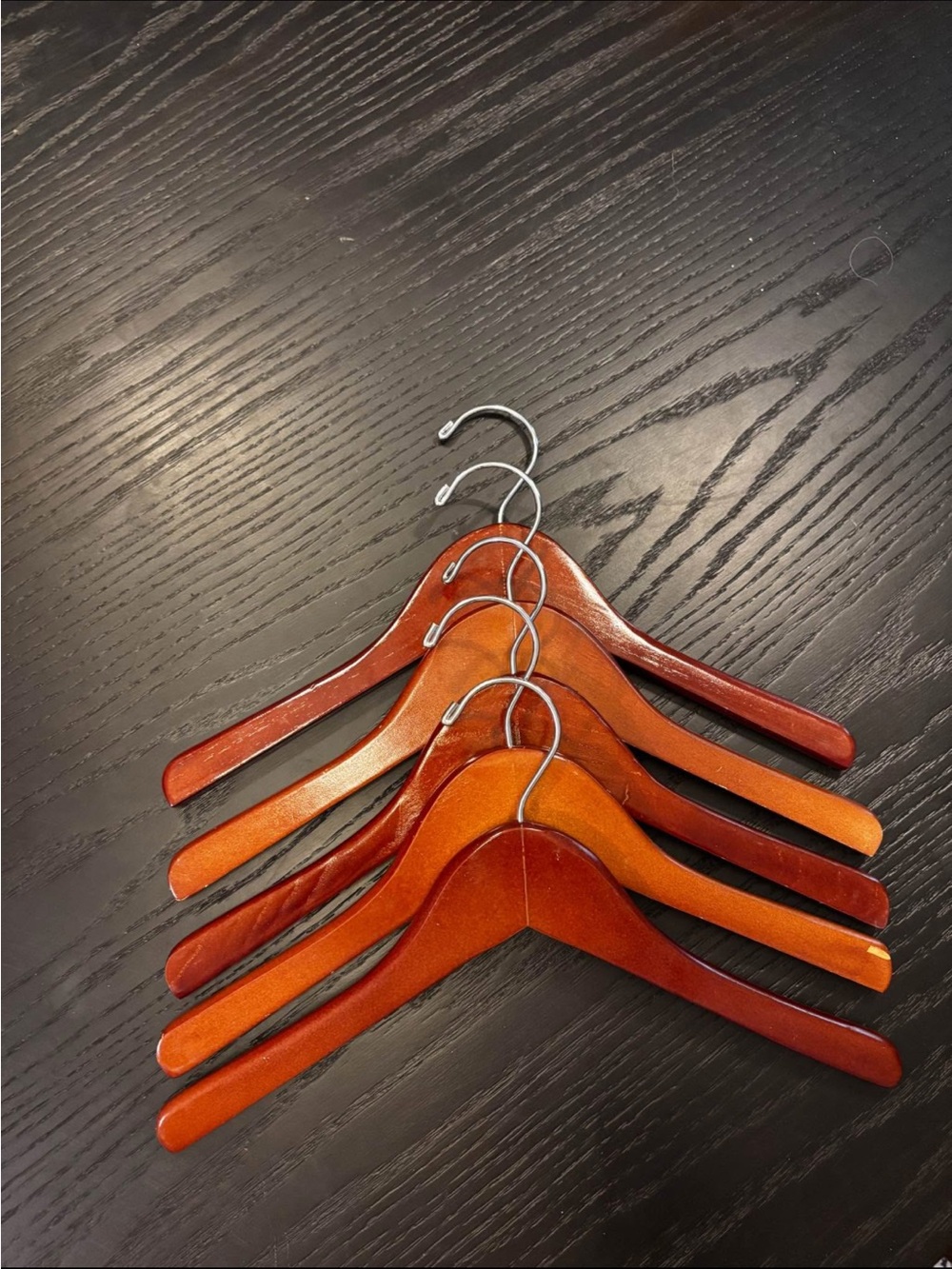 Wooden kids Hangers - Warm Brown
